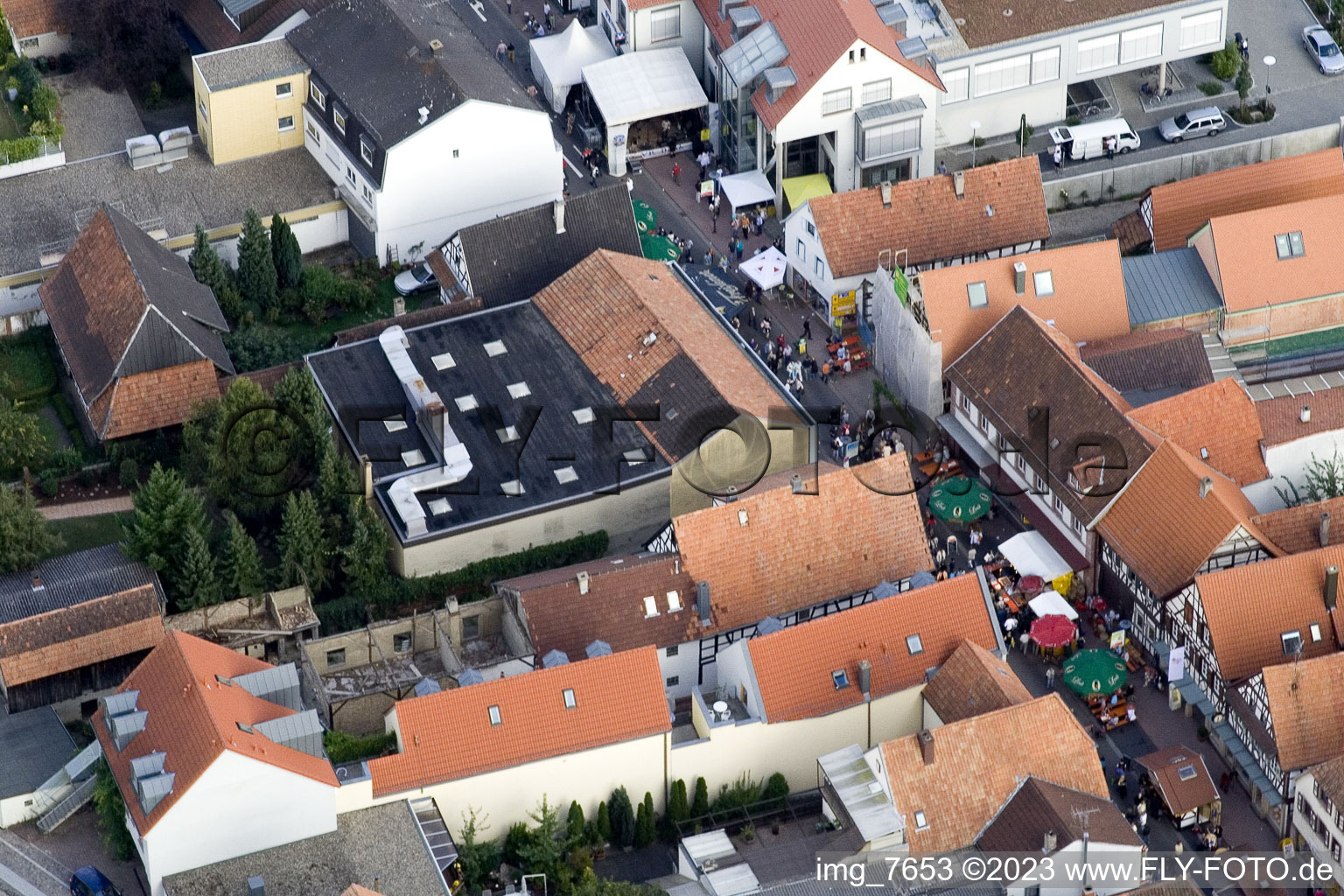 Kandel, Stadtfest, Hauptstr im Bundesland Rheinland-Pfalz, Deutschland