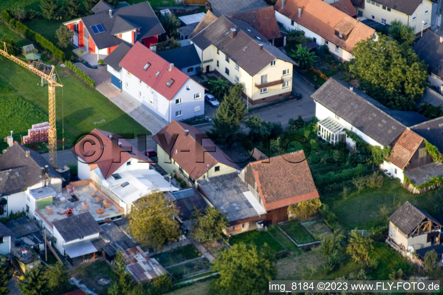 Luftbild von Urloffen, Im Winkel in Appenweier im Bundesland Baden-Württemberg, Deutschland