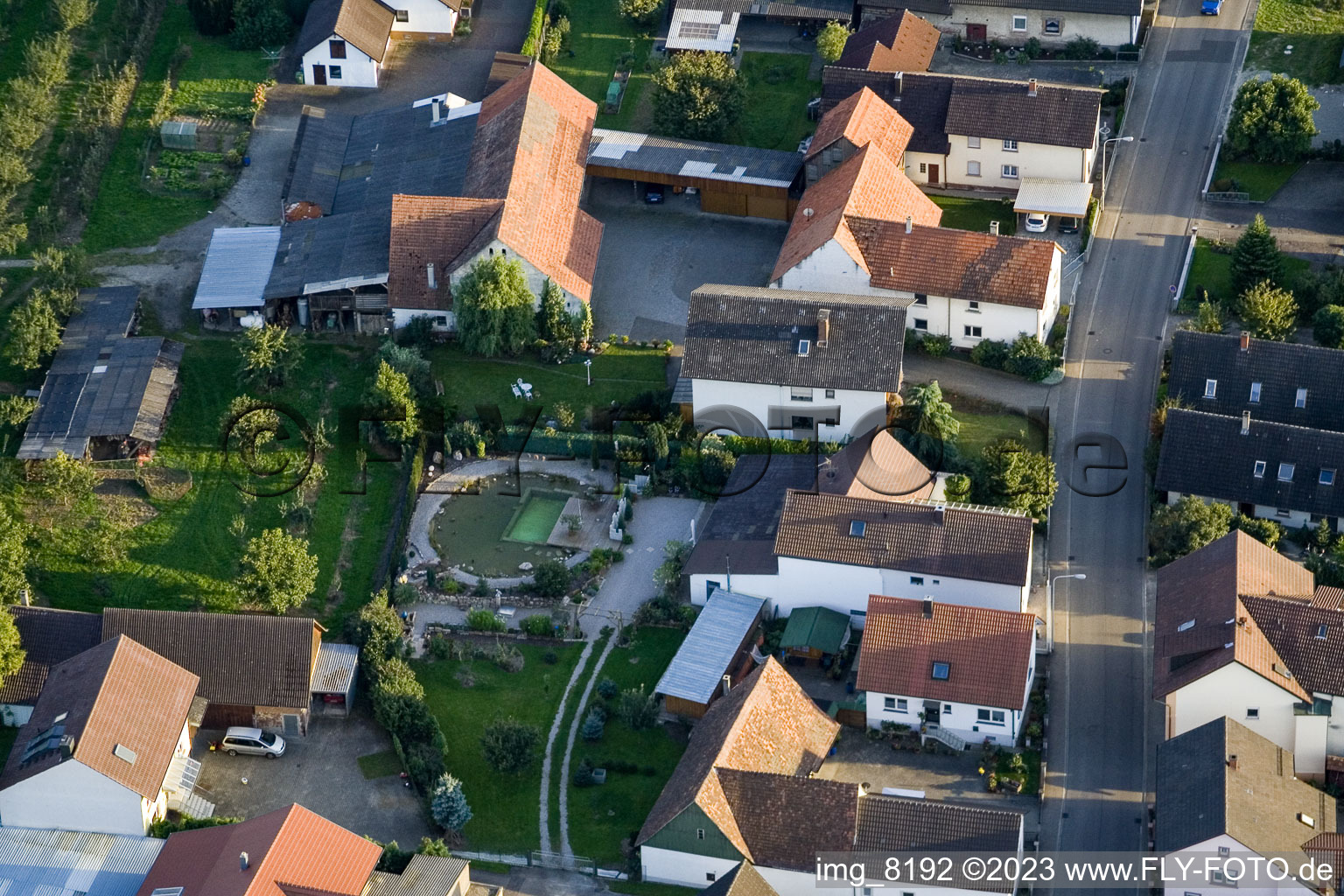 Luftbild von Urloffen, s'Schwede in Appenweier im Bundesland Baden-Württemberg, Deutschland