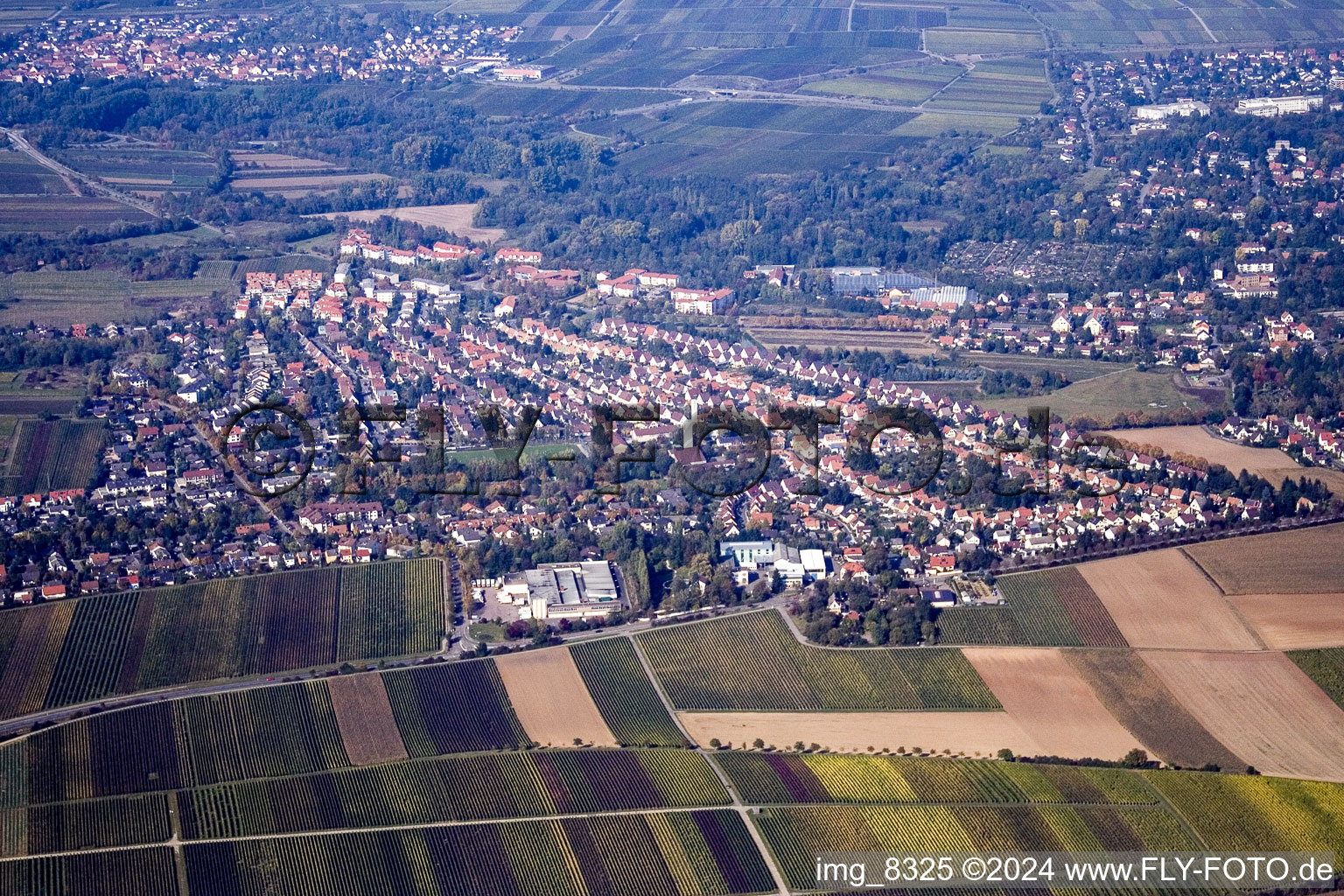 Landau-West in Landau in der Pfalz im Bundesland Rheinland-Pfalz, Deutschland von oben gesehen