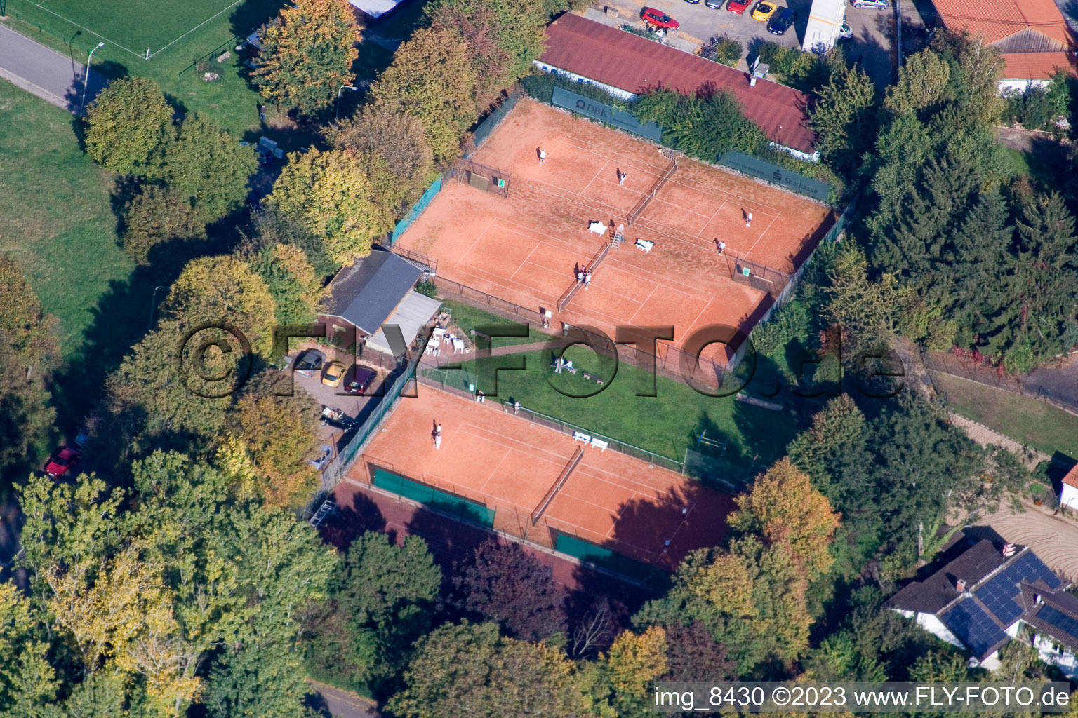 Mörzheim, Tennisclub in Landau in der Pfalz im Bundesland Rheinland-Pfalz, Deutschland
