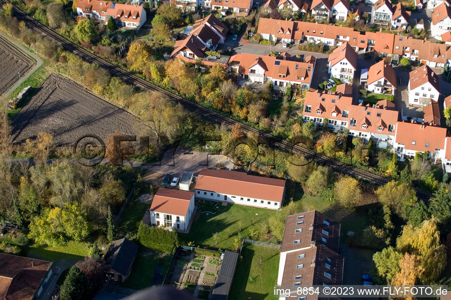 Luftbild von Kandel, Tierarztpraxis im Bundesland Rheinland-Pfalz, Deutschland