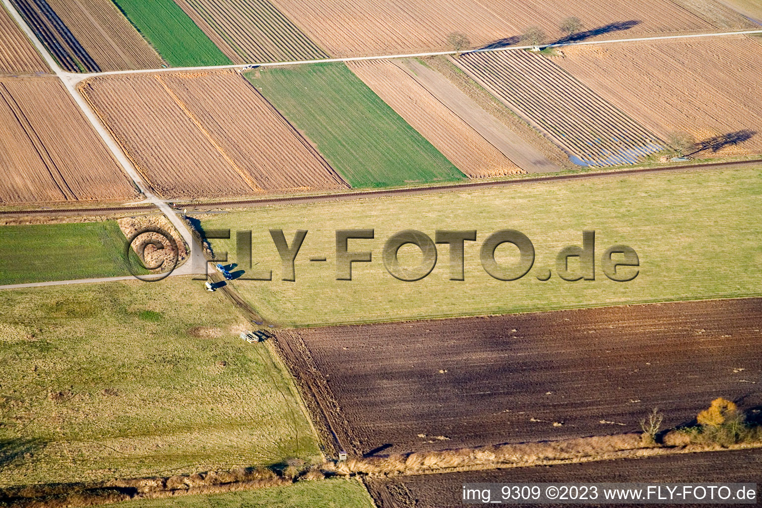 Luftbild von Winden, Biotop im N im Bundesland Rheinland-Pfalz, Deutschland