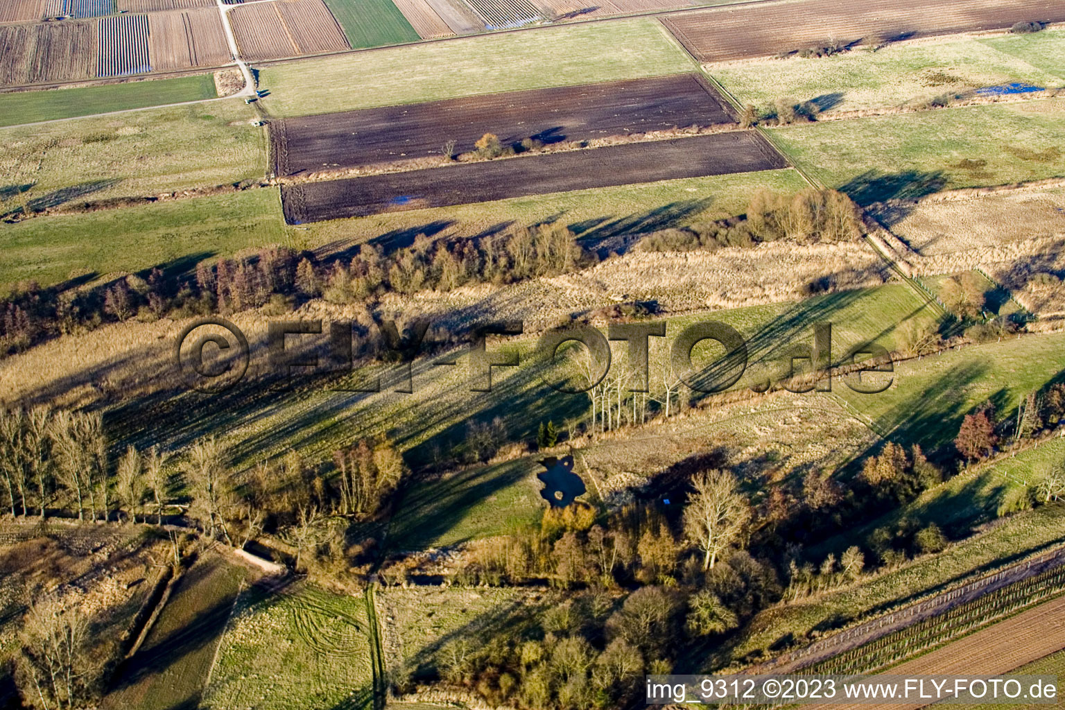 Luftaufnahme von Winden, Biotop im N im Bundesland Rheinland-Pfalz, Deutschland