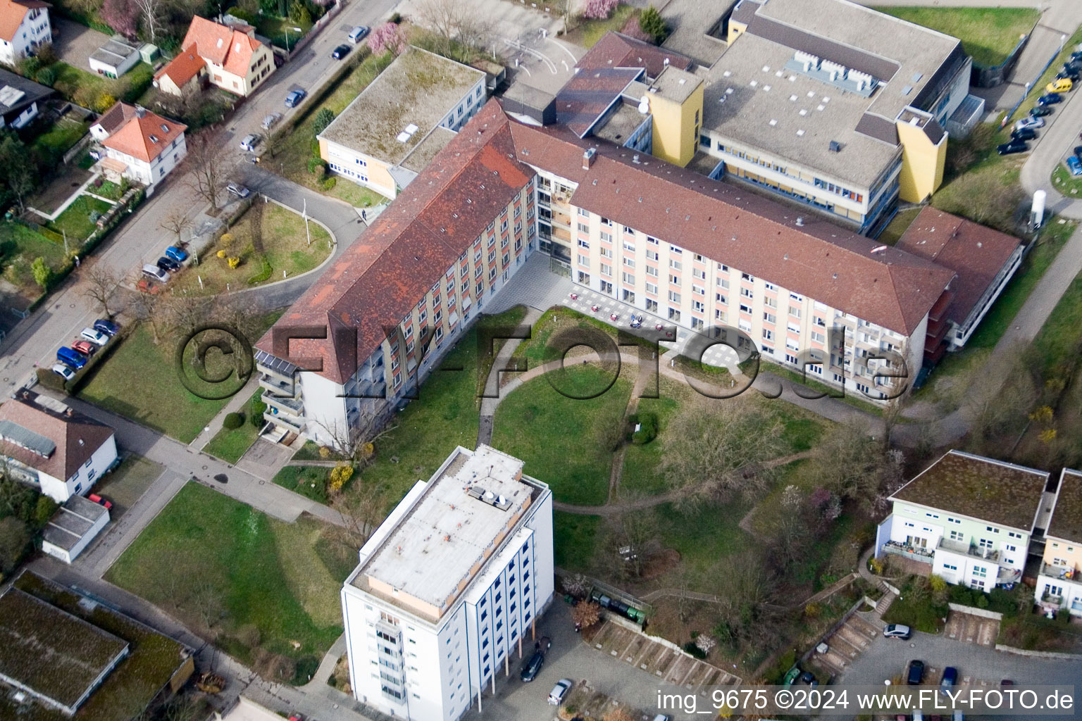 Kandel, Asklepioskrankenhaus im Bundesland Rheinland-Pfalz, Deutschland