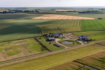 Schäperweg in Wesselburenerkoog im Bundesland Schleswig-Holstein, Deutschland