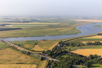 Rastplatz Eiderblick B5 bei Tönning in Karolinenkoog im Bundesland Schleswig-Holstein, Deutschland