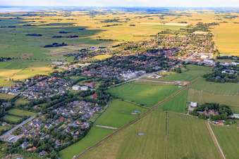 Garding von Südwesten im Bundesland Schleswig-Holstein, Deutschland