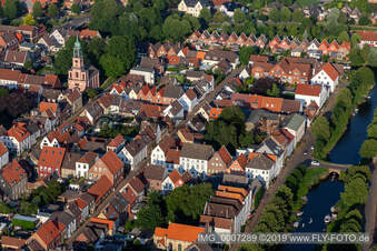 Remonstrantenkirche in der Kirchenstr in Friedrichstadt im Bundesland Schleswig-Holstein, Deutschland