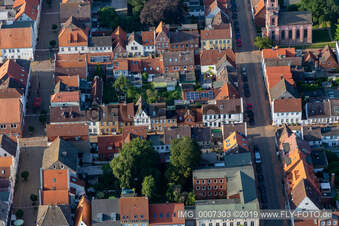 Mittelgrabenstraße in Friedrichstadt im Bundesland Schleswig-Holstein, Deutschland