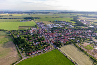 Schwabhausen von Südwesten im Bundesland Thüringen, Deutschland
