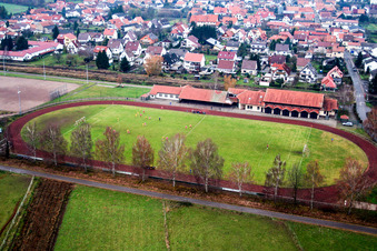 Sportplatz in Steinfeld im Bundesland Rheinland-Pfalz, Deutschland