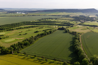 Thüringer Golfclub Drei Gleichen Mühlberg e.V im Bundesland Thüringen, Deutschland von oben