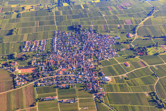 Nußdorf von Süden in Landau in der Pfalz im Bundesland Rheinland-Pfalz, Deutschland