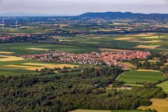 Dorfansicht in Steinweiler im Bundesland Rheinland-Pfalz, Deutschland