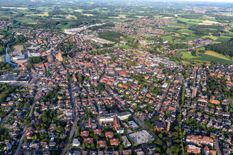 Josefstraße von Westen in Stadtlohn im Bundesland Nordrhein-Westfalen, Deutschland