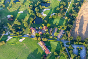 Luftbild von Gelände des Golfplatz des Golf- und Landclub Coesfeld e.V. im Ortsteil Stevede in Coesfeld im Ortsteil Goxel im Bundesland Nordrhein-Westfalen, Deutschland