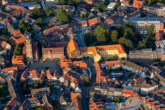 Kirchengebäude " Jesuitenkirche Coesfeld " an der Bernhard-von-Galen-Straße in Coesfeld im Ortsteil Coesfeld-Stadt im Bundesland Nordrhein-Westfalen, Deutschland