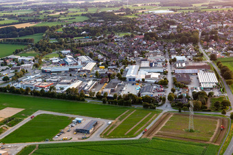 Industriegebiet Industriestr in Heiden im Bundesland Nordrhein-Westfalen, Deutschland