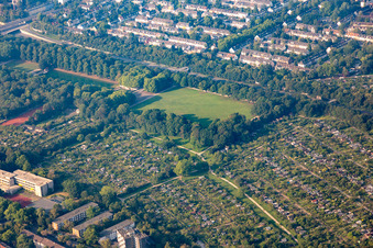 Blücherpark im Ortsteil Bilderstöckchen in Köln im Bundesland Nordrhein-Westfalen, Deutschland