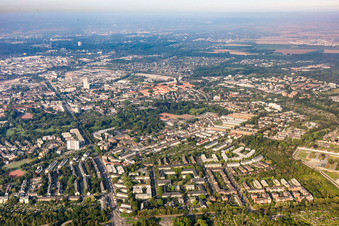 Stadtübersicht um die Rochusstr im Ortsteil Ossendorf in Köln im Bundesland Nordrhein-Westfalen, Deutschland