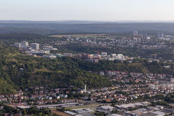 Luftbild von BG Klinik, Universität und Universitätsklinikum Tübingen im Bundesland Baden-Württemberg, Deutschland