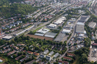 Gärtnerei Sinner zw. Herrenberger und Sindelfinger Straße im Ortsteil Weststadt in Tübingen im Bundesland Baden-Württemberg, Deutschland