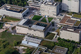 Uni Tübingen im Bundesland Baden-Württemberg, Deutschland aus der Luft