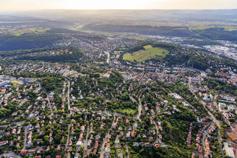 Luftbild von Industriegebiet Paul-Ehrlich-Straße in Tübingen im Bundesland Baden-Württemberg, Deutschland