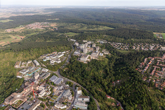 BG Klinik, Universität und Universitätsklinikum Tübingen im Bundesland Baden-Württemberg, Deutschland von oben gesehen