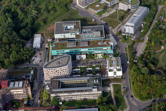 Universitätsklinikum Tübingen im Bundesland Baden-Württemberg, Deutschland von oben