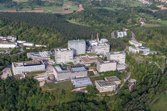 Drohnenaufname von Uni Tübingen im Bundesland Baden-Württemberg, Deutschland
