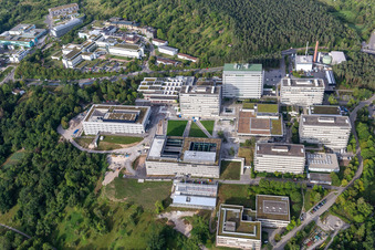 Drohnenbild von Uni Tübingen im Bundesland Baden-Württemberg, Deutschland