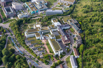 BG Unfallklinik Tübingen im Bundesland Baden-Württemberg, Deutschland aus der Drohnenperspektive