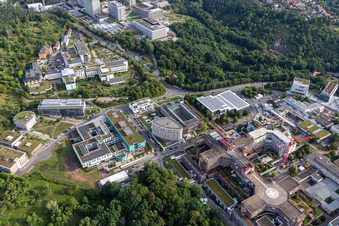 BG Klinik, Universität und Universitätsklinikum Tübingen im Bundesland Baden-Württemberg, Deutschland aus der Luft betrachtet