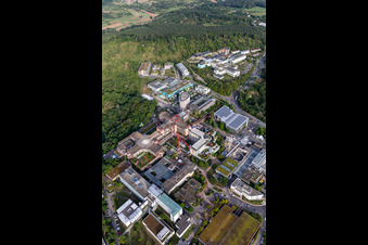 Universitätsklinikum Tübingen im Bundesland Baden-Württemberg, Deutschland aus der Drohnenperspektive