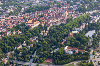 Schloßberg, Schloss Hohentübingen, Altstadt im Ortsteil Weststadt in Tübingen im Bundesland Baden-Württemberg, Deutschland