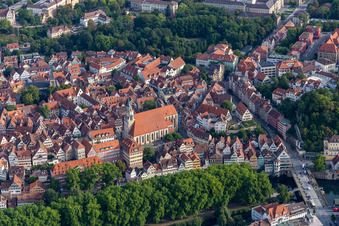 Kirchengebäude " Stiftskirche St. Georg " in Tübingen im Bundesland Baden-Württemberg, Deutschland