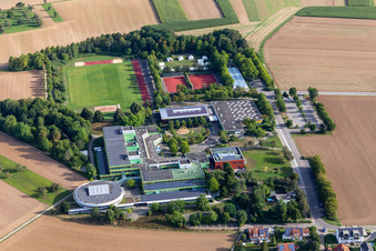HAP Grieshaber Gymnasium im BZN und Wittumhalle im Ortsteil Rommelsbach in Reutlingen im Bundesland Baden-Württemberg, Deutschland