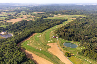 Schrägluftbild von Golfclub Schloss Kressbach im Ortsteil Kreßbach in Tübingen im Bundesland Baden-Württemberg, Deutschland