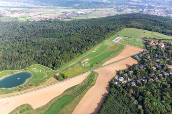 Golfclub Schloss Kressbach im Ortsteil Kreßbach in Tübingen im Bundesland Baden-Württemberg, Deutschland vom Flugzeug aus