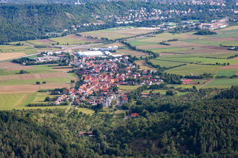 Weilheim von Süden in Tübingen im Bundesland Baden-Württemberg, Deutschland