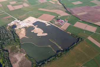 Sand- und Kieswerk Matthäus in Rottenburg am Neckar im Bundesland Baden-Württemberg, Deutschland