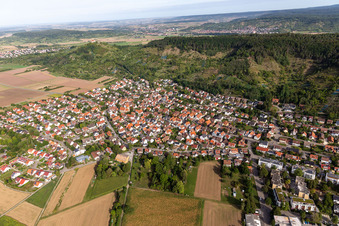 Hirschau von Südosten in Tübingen im Bundesland Baden-Württemberg, Deutschland