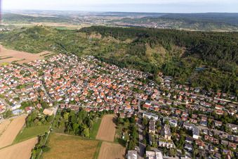 Luftbild von Hirschau von Südosten in Tübingen im Bundesland Baden-Württemberg, Deutschland