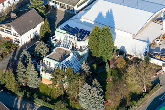 Luftbild von Industriestraße Bauernwaldstr in Rheinzabern im Bundesland Rheinland-Pfalz, Deutschland