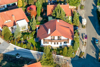 Neubaugebiet An den Tongruben in Rheinzabern im Bundesland Rheinland-Pfalz, Deutschland von der Drohne aus gesehen