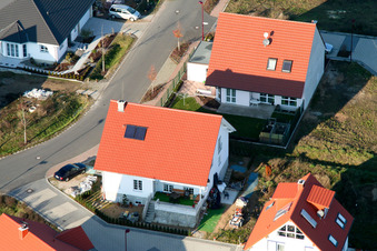 Drohnenaufname von Neubaugebiet An den Tongruben in Rheinzabern im Bundesland Rheinland-Pfalz, Deutschland