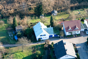 Am Steg in Jockgrim im Bundesland Rheinland-Pfalz, Deutschland