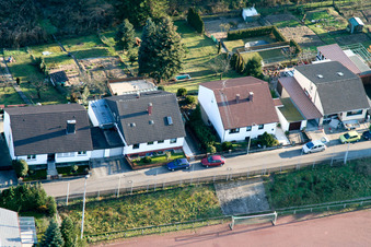 Bergweg in Jockgrim im Bundesland Rheinland-Pfalz, Deutschland